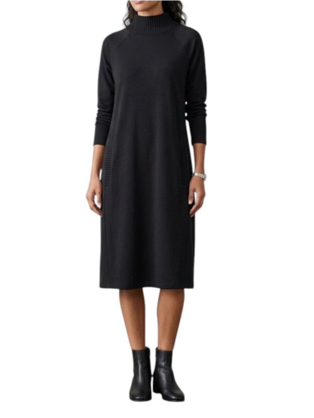 Alembika Midi Dress Black Size 14-16 or 6